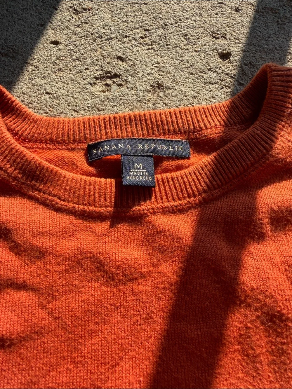 Banana Republic Orange Crewneck Sweater